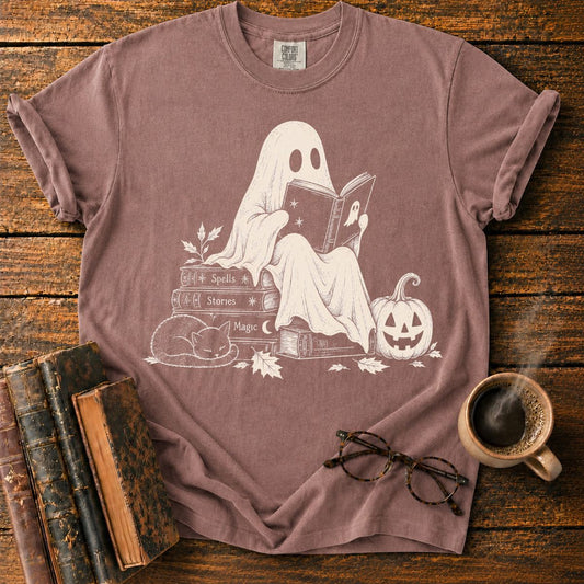 Cozy Ghost’s Halloween Storytime T-Shirt