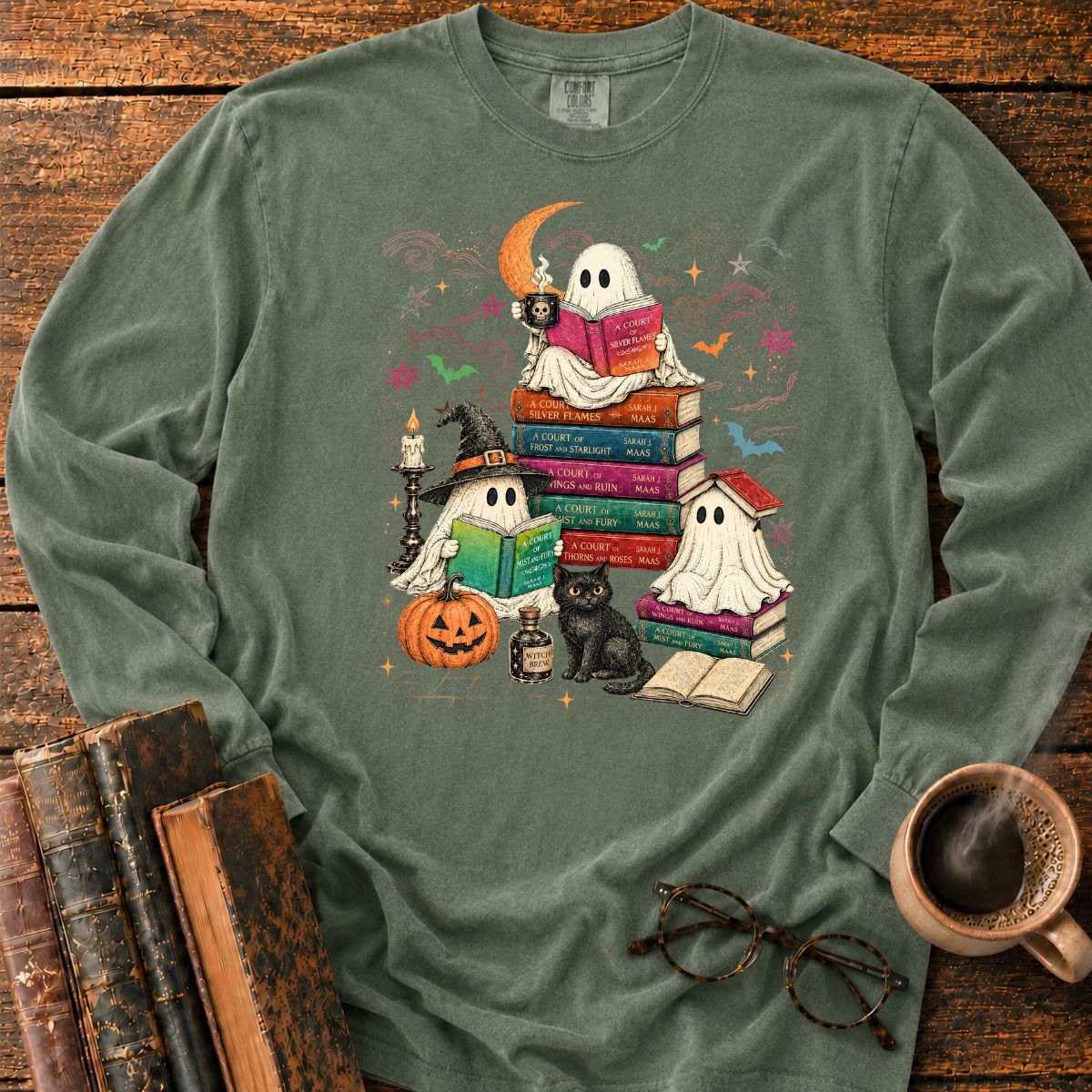 Ghost Readers LS T-Shirt