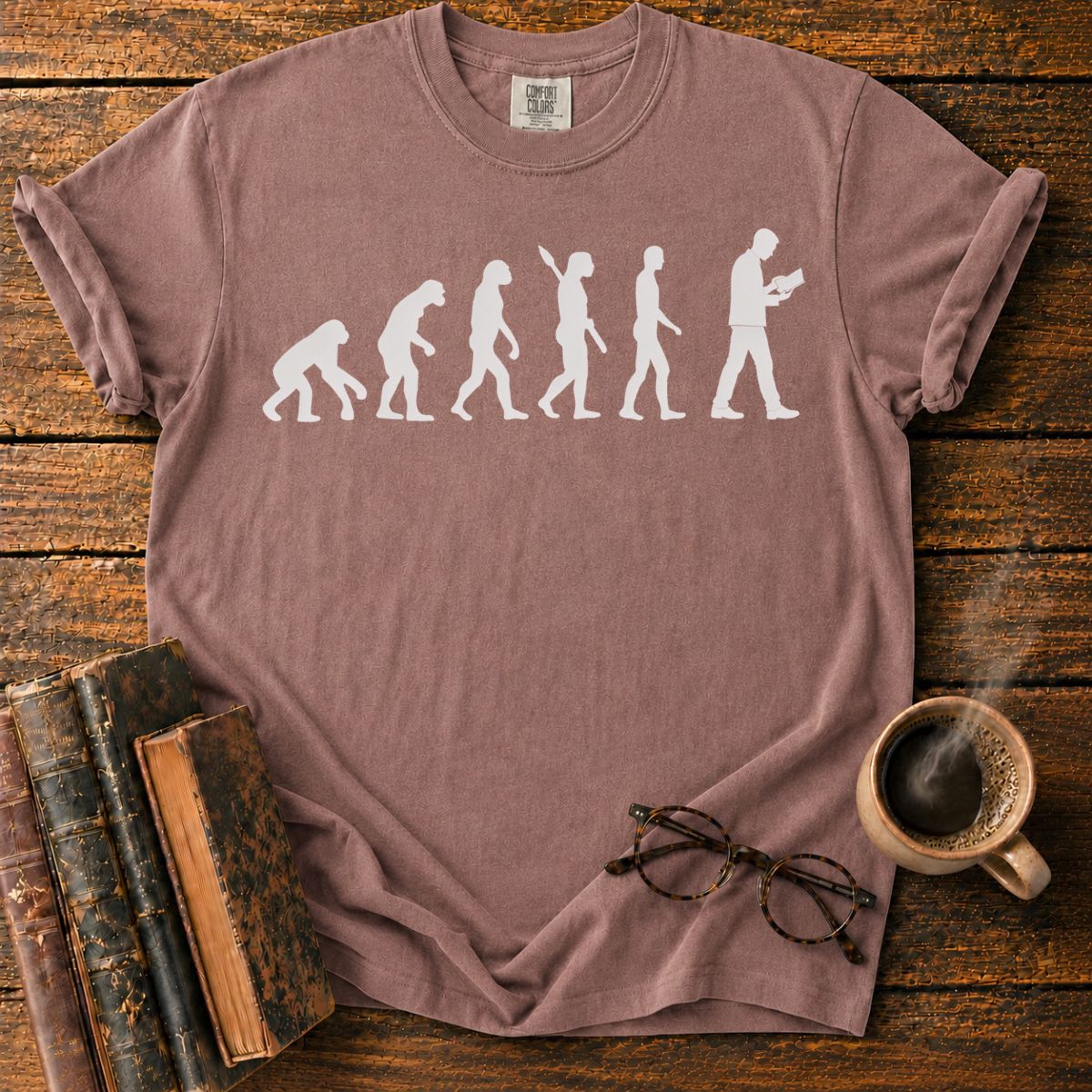Evolution of Reading T-Shirt