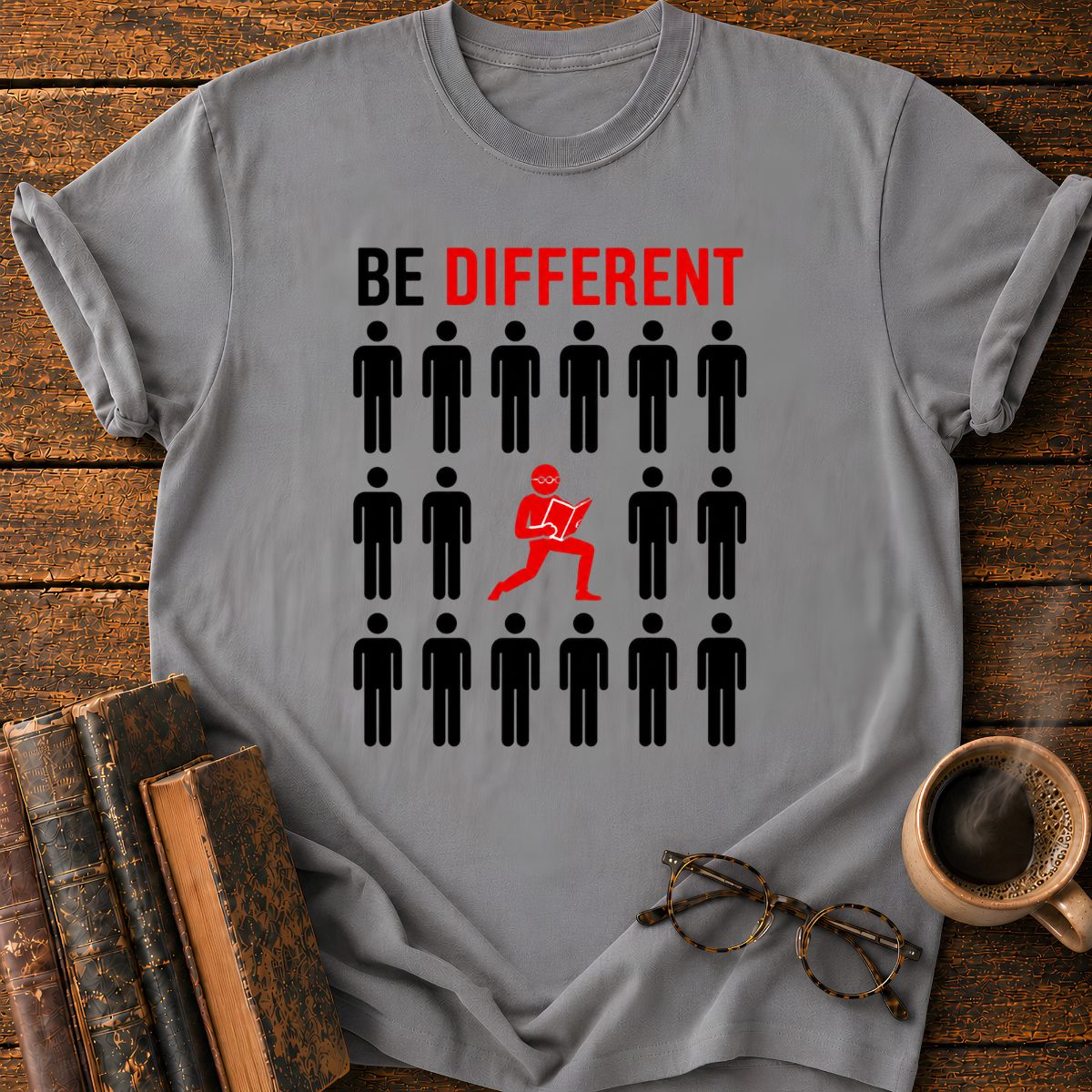 Be Different Standout Reader T-Shirt