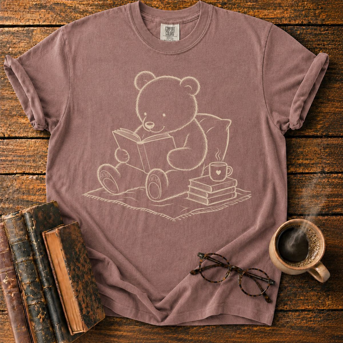 Teddy Bear Reading Corner T-Shirt
