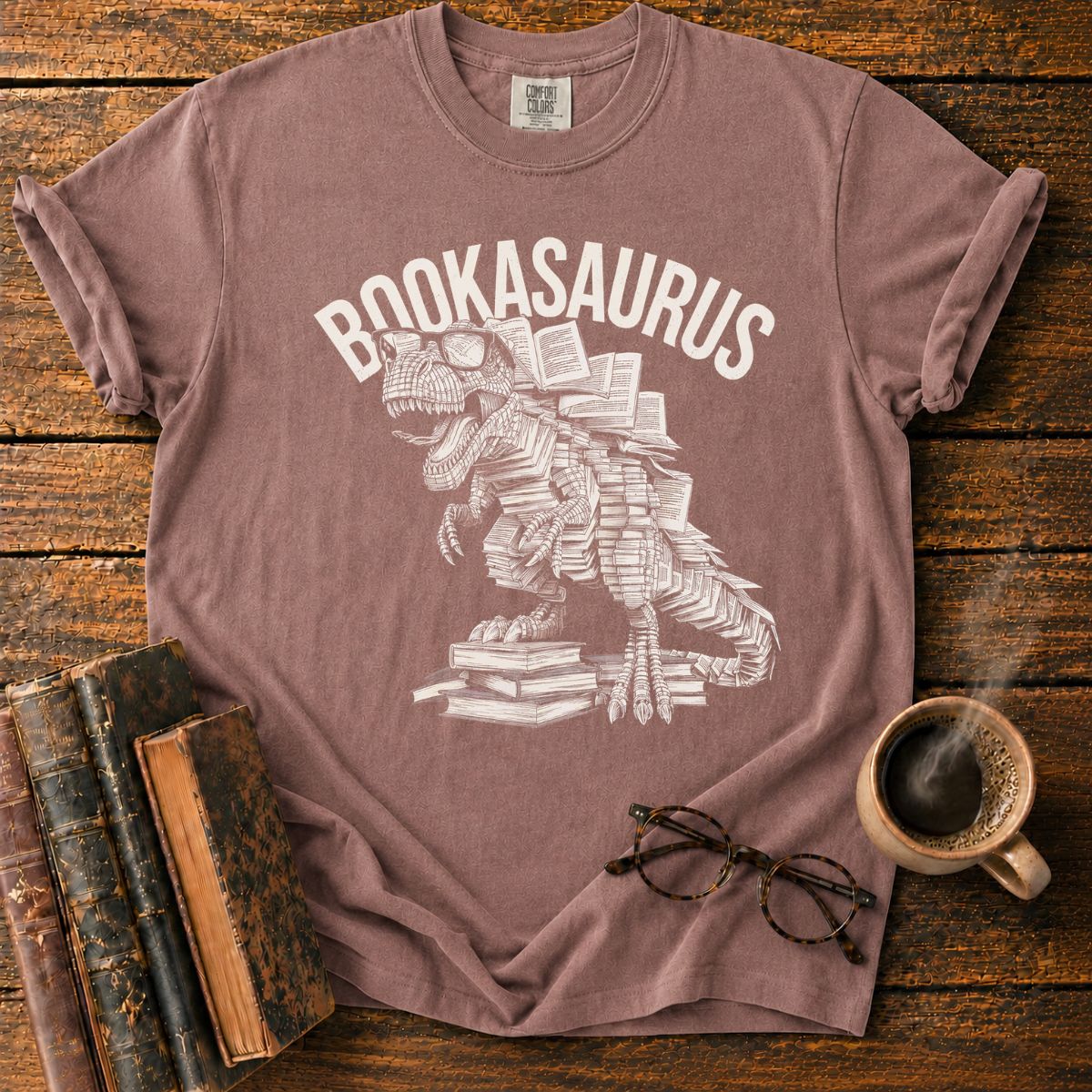 Bookasaurus T. Rex T-Shirt