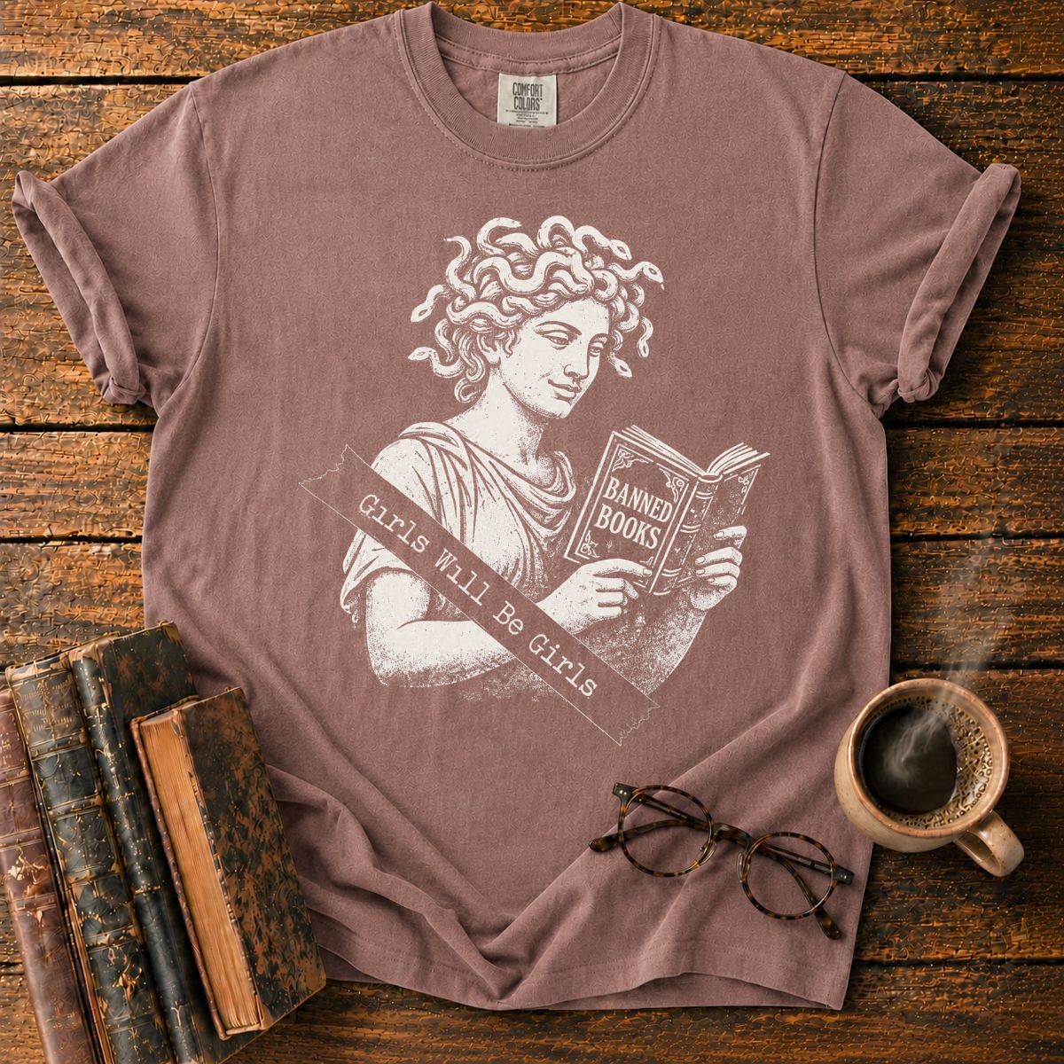 Marble Muse and Banned Books T-Shirt