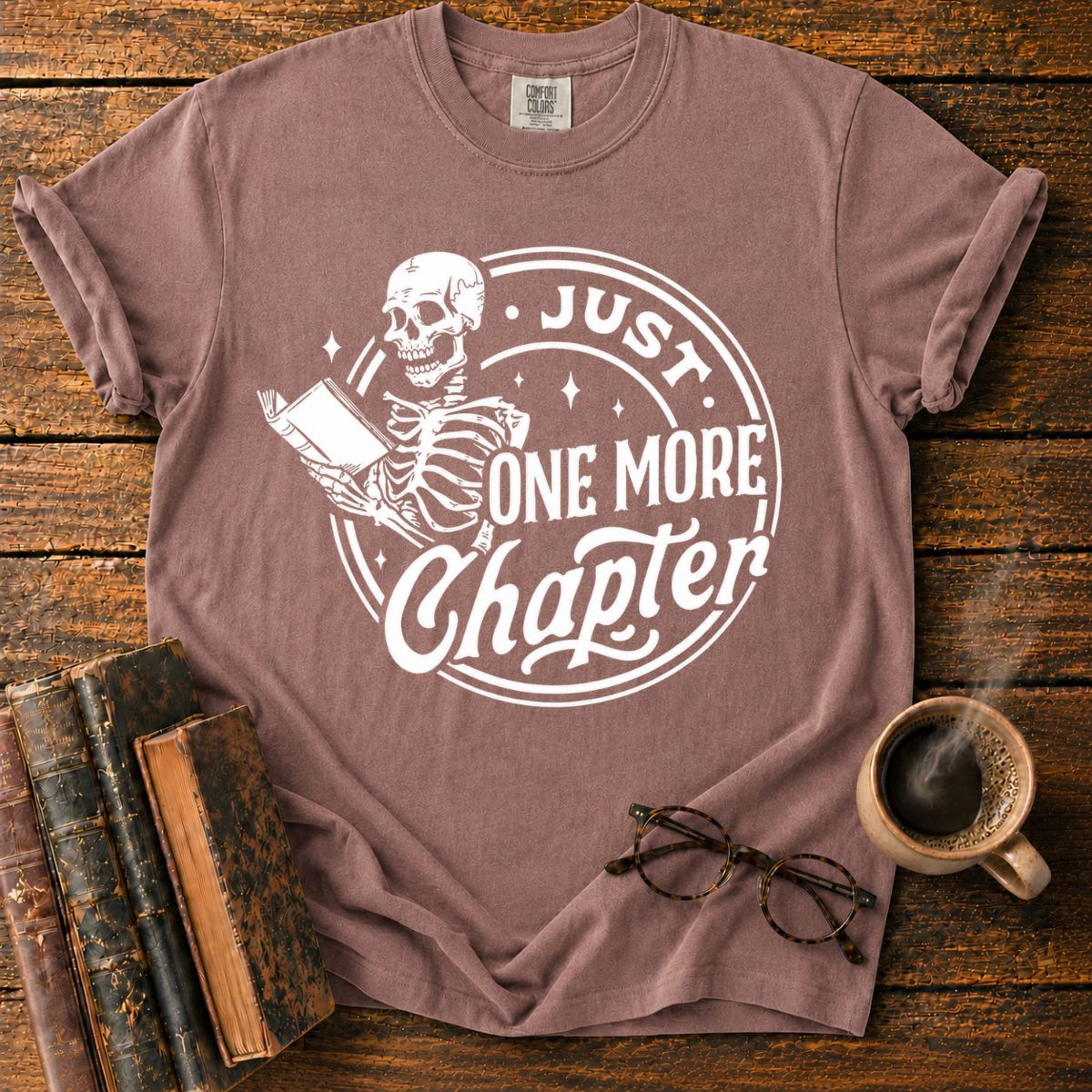 Just One More Chapter Emblem T-Shirt