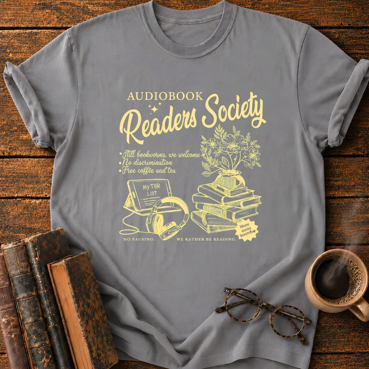AUDIOBOOK Readers Society T-Shirt