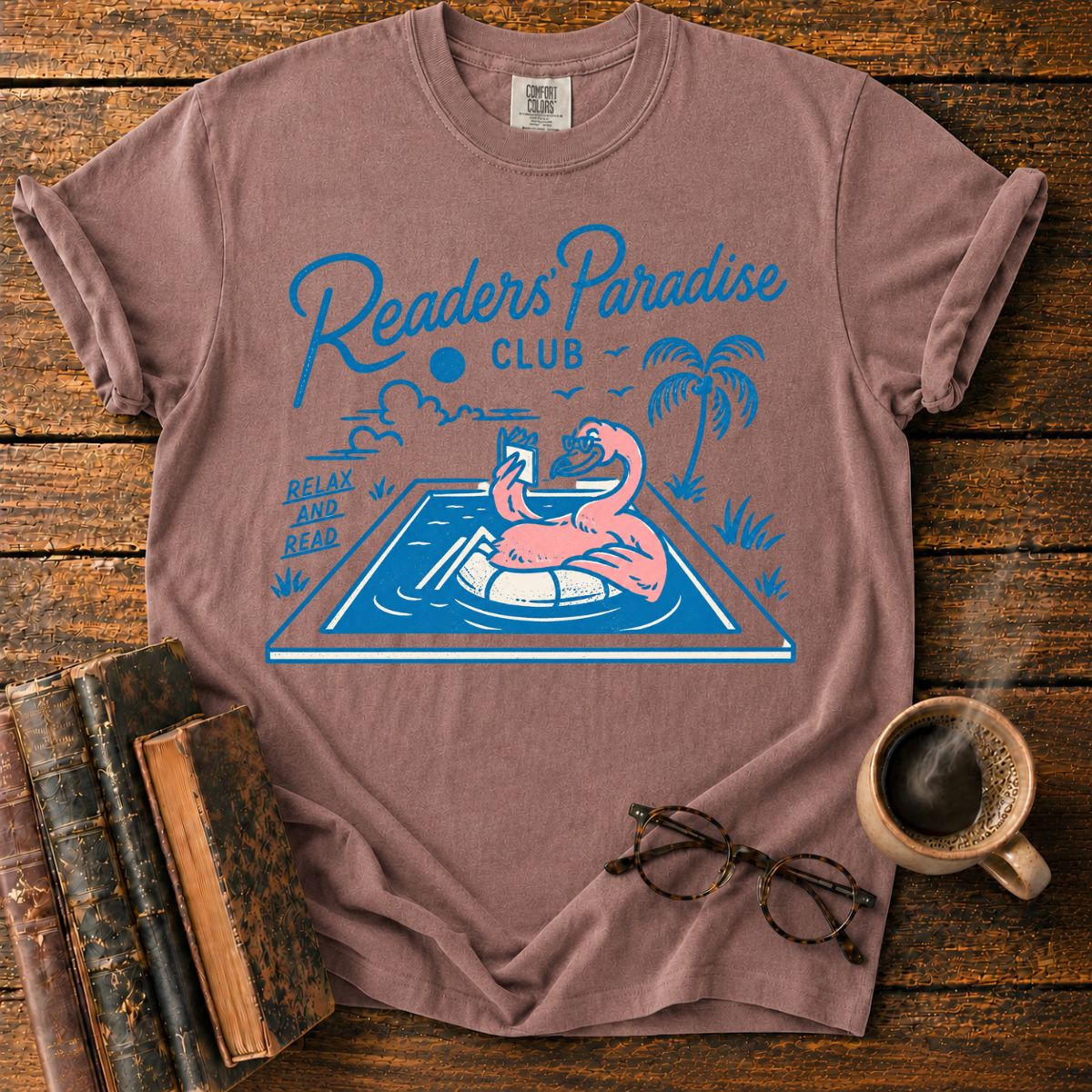 Readers Paradise Club Flamingo T-Shirt