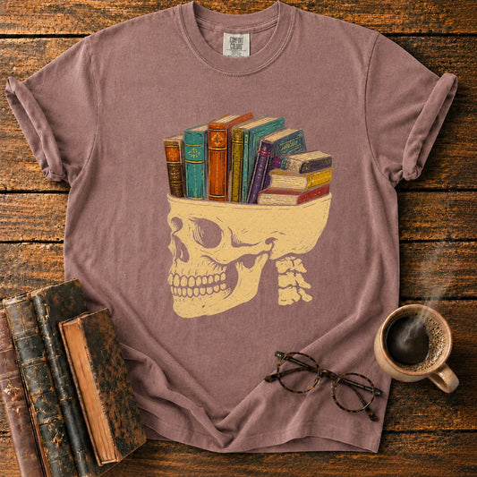 Skull of Stacked Stories T-Shirt