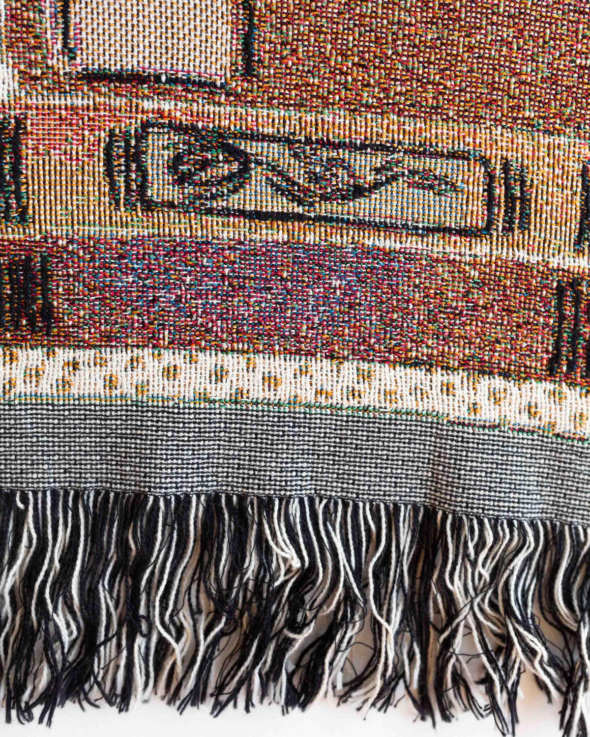 Mom's Reading Woven Throw Blanket