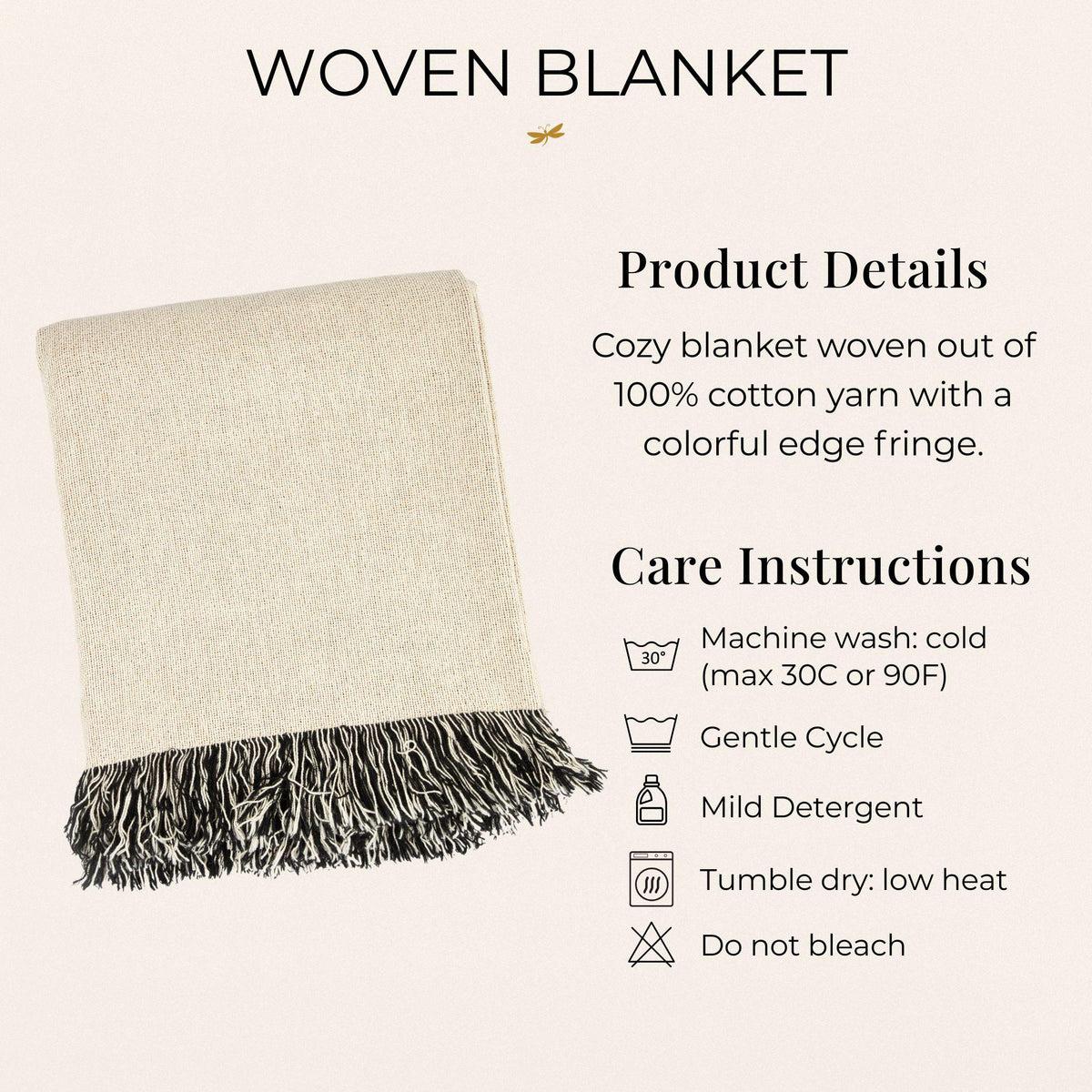 Romantasy Book Club Woven Blanket