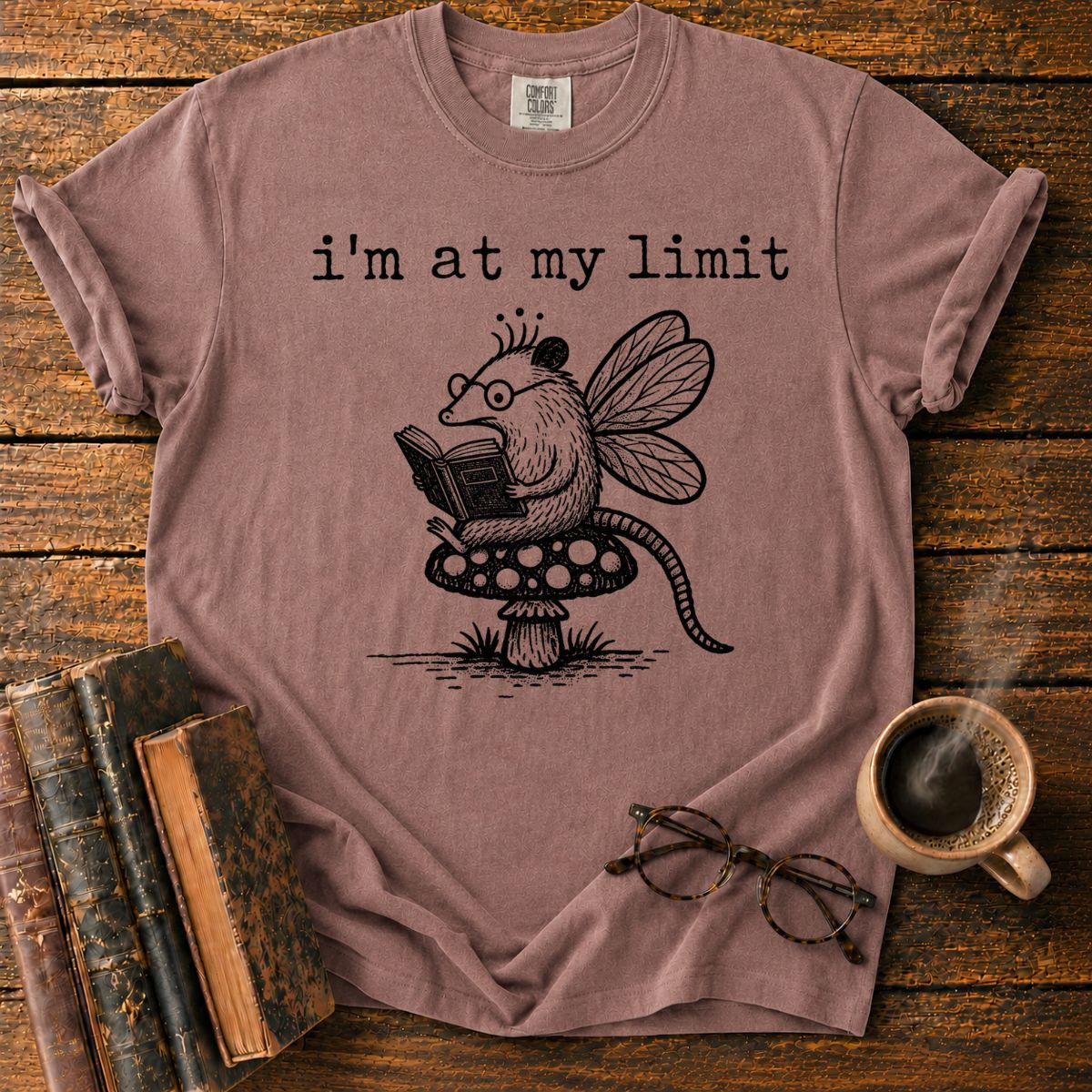 Vintage Fairy Mouse at Its Limit T-Shirt