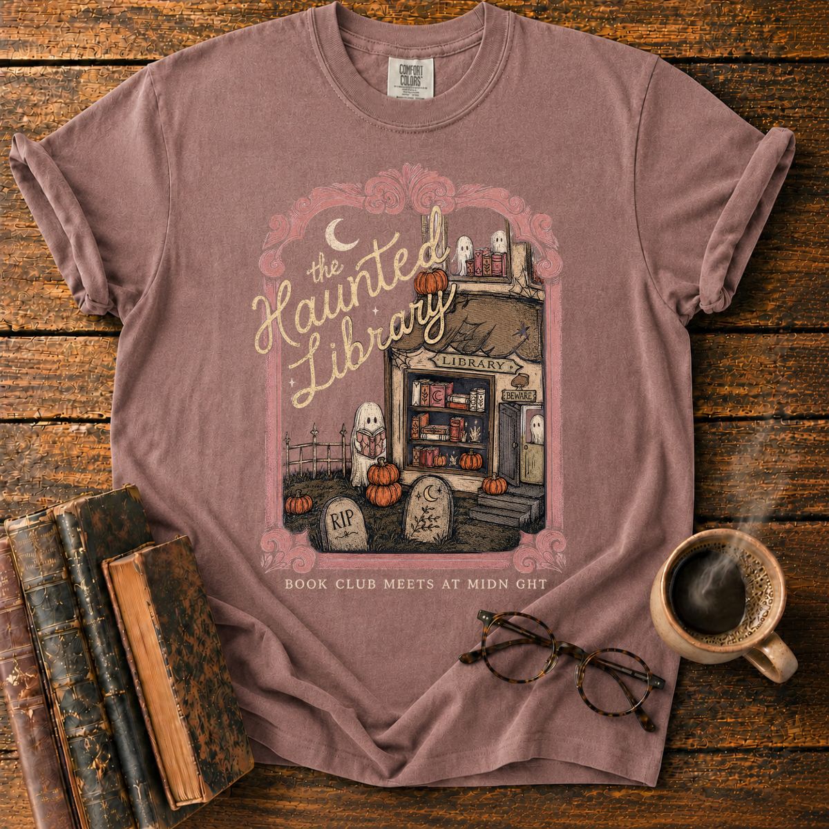 The Haunted Library T-Shirt