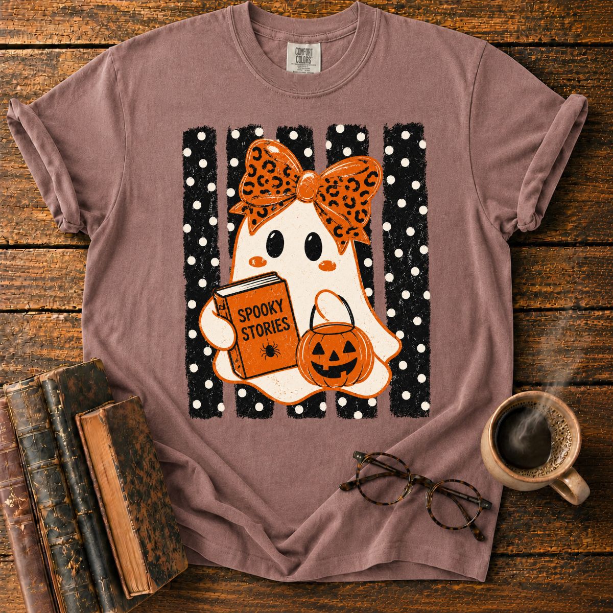 Cute Vintage Halloween Ghost T-Shirt