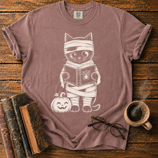Mummy Kitten Reading T-Shirt