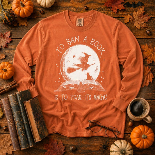 To Ban a Book’s Moonlit Magic Long Sleeve T-Shirt