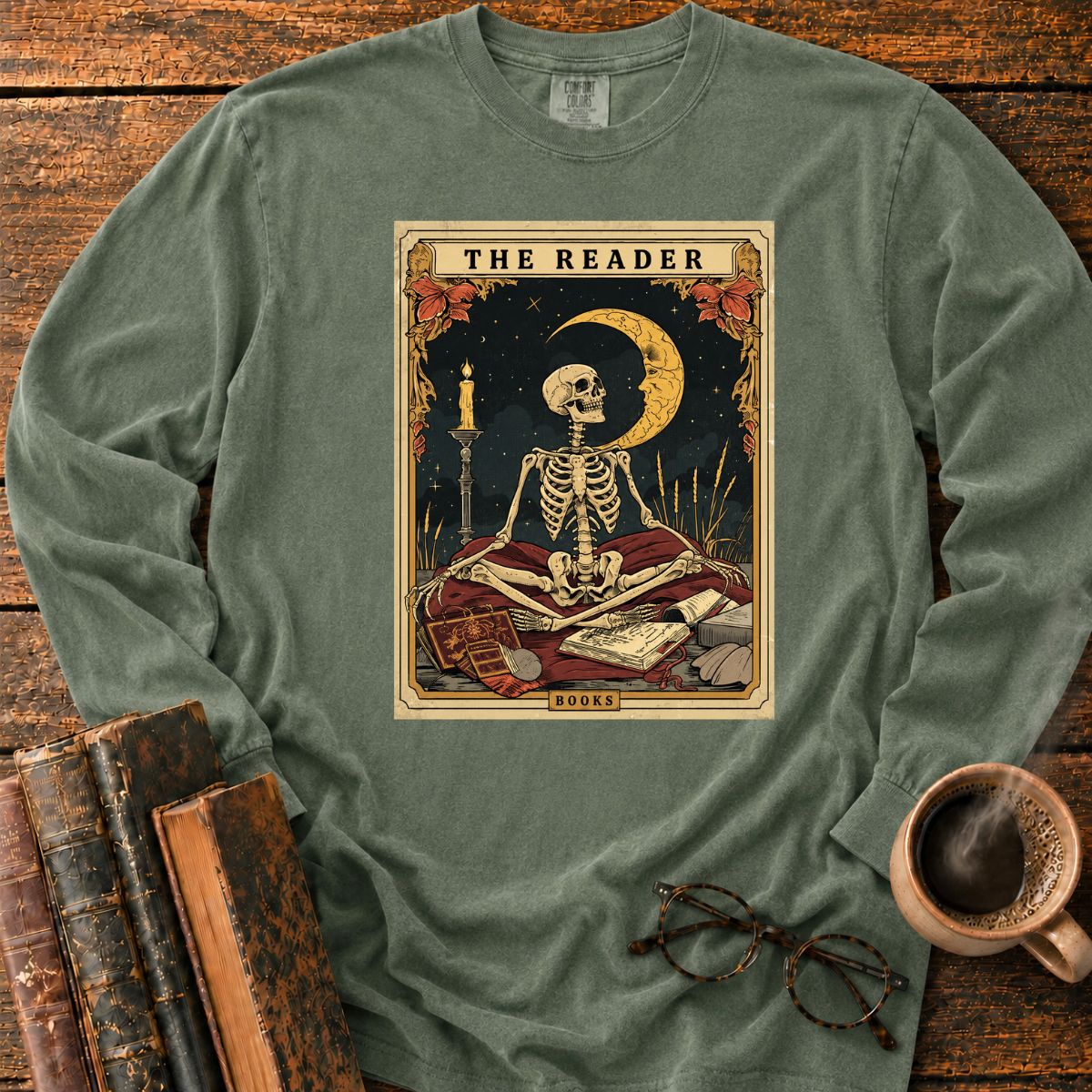 The Reader Tarot LS T-Shirt