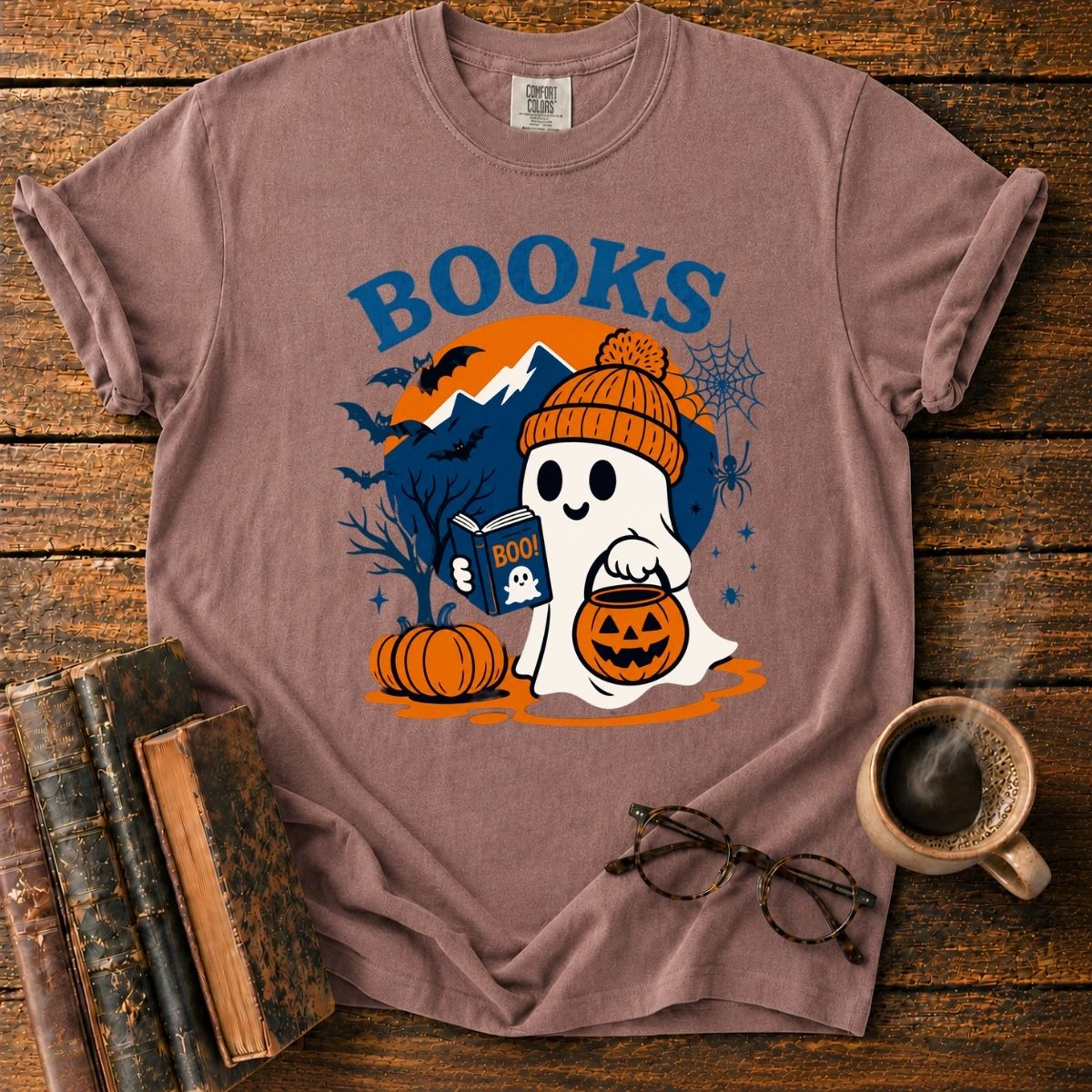 Spooky Books and Ghostly Tales T-Shirt