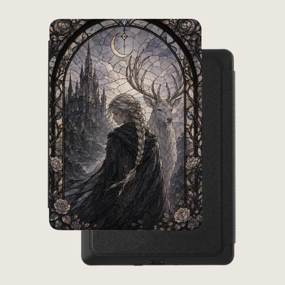 Assassin's Stained Glass Kindle Case