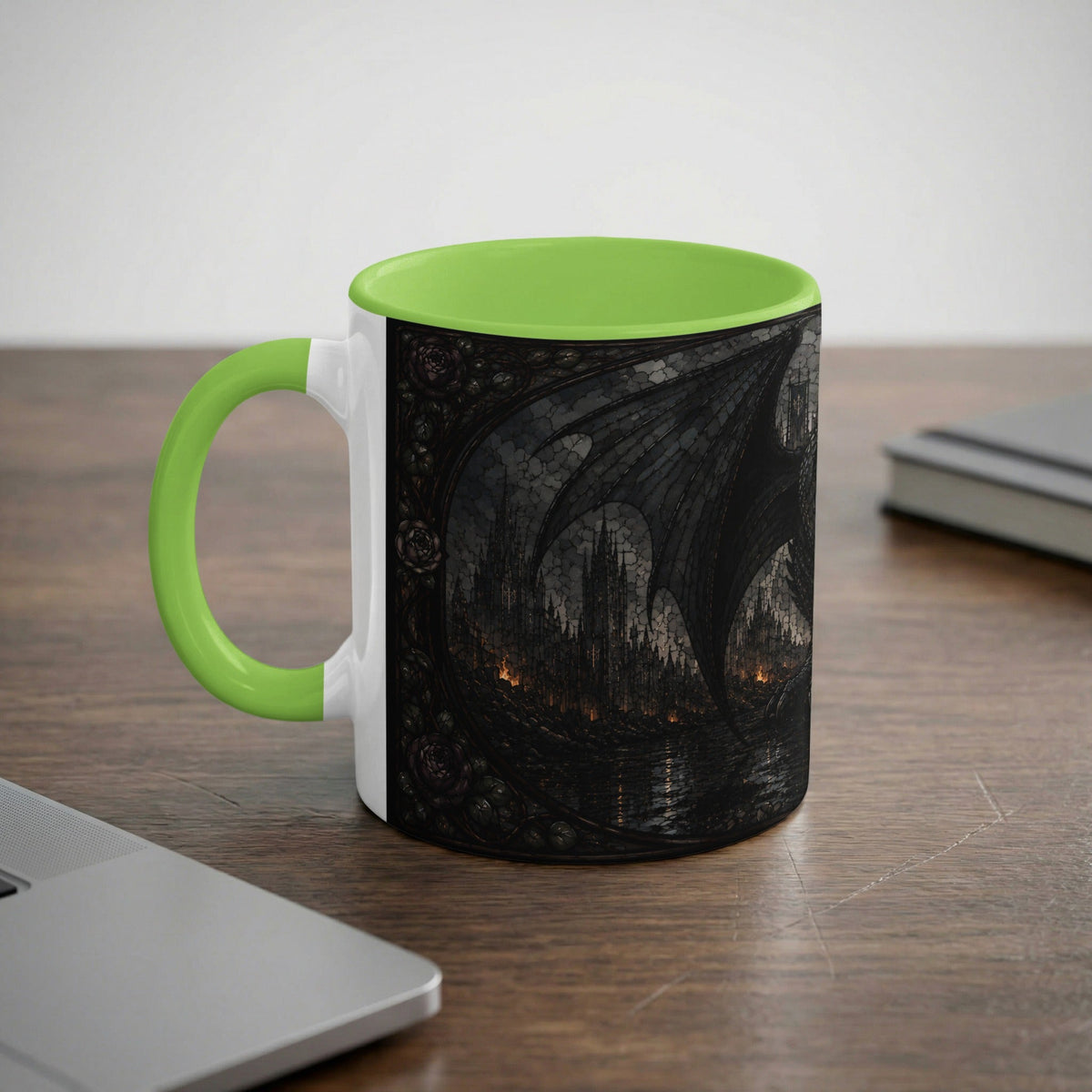 Violet and Tarin Stained Glass Mug