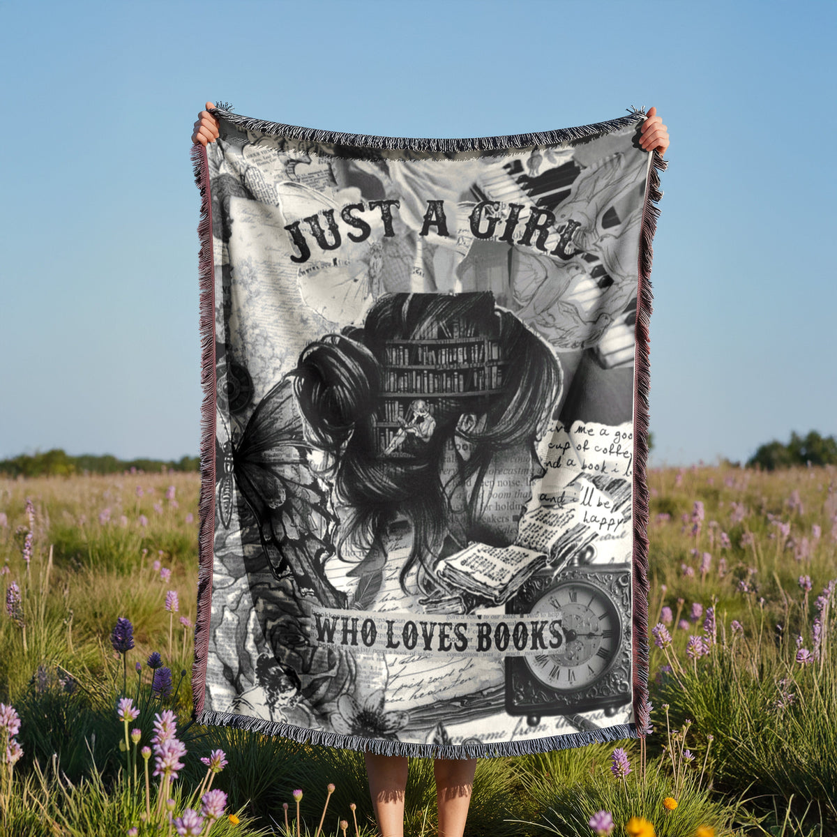 Bookish Throw Blanket