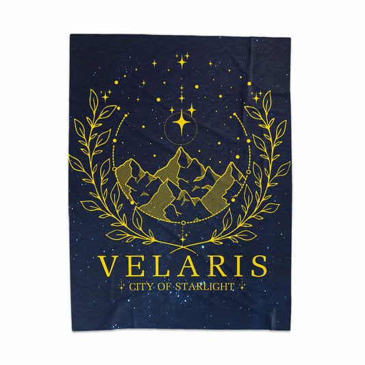 Velaris City of Starlight ACOTAR Velveteen Plush Blanket