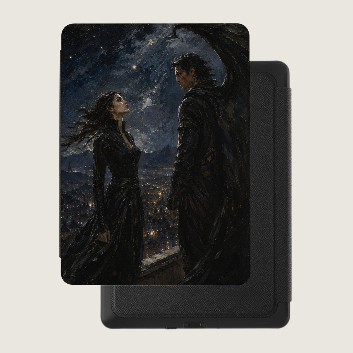 Starry Night Embrace Kindle Case