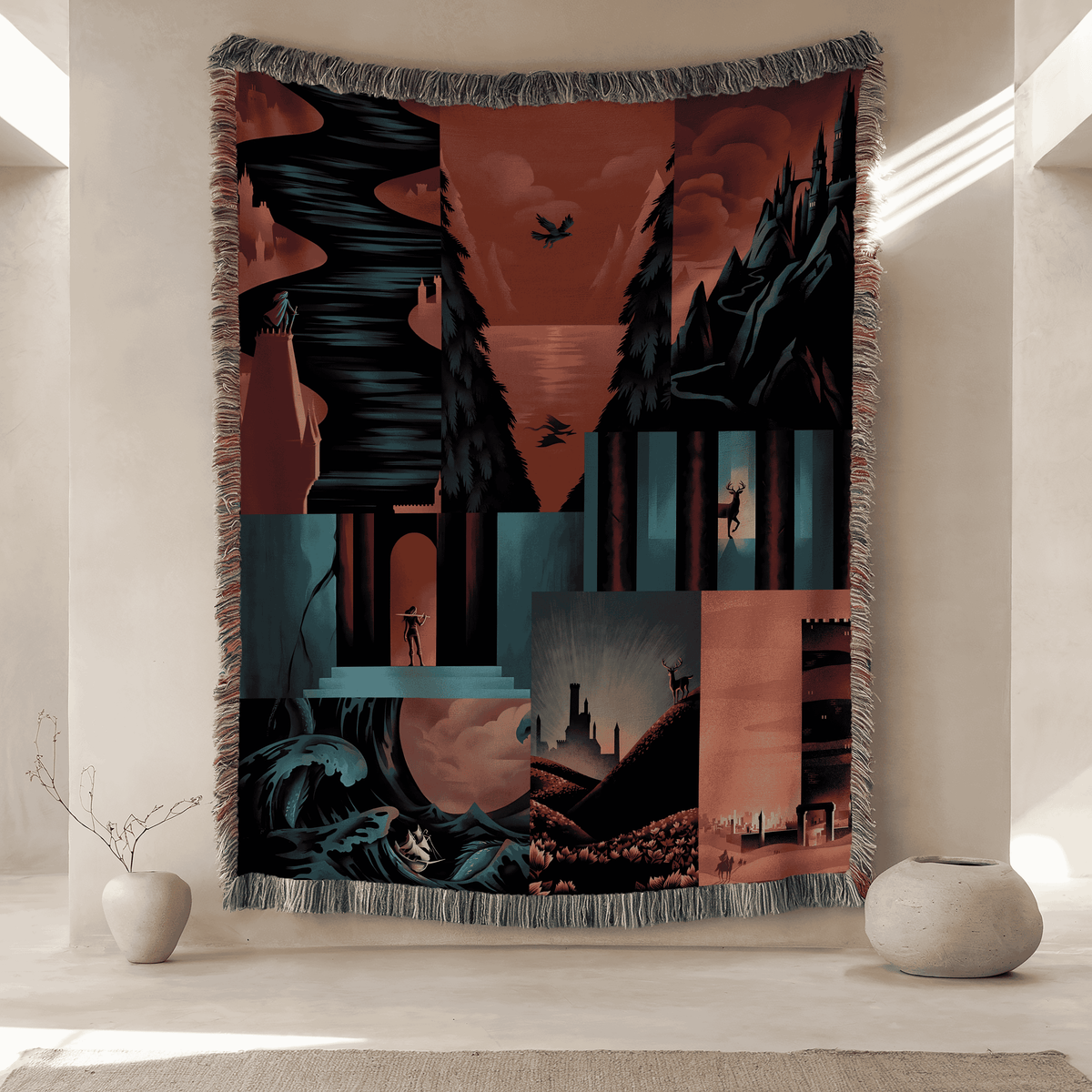 Throne of Glass Woven Throw Blanket