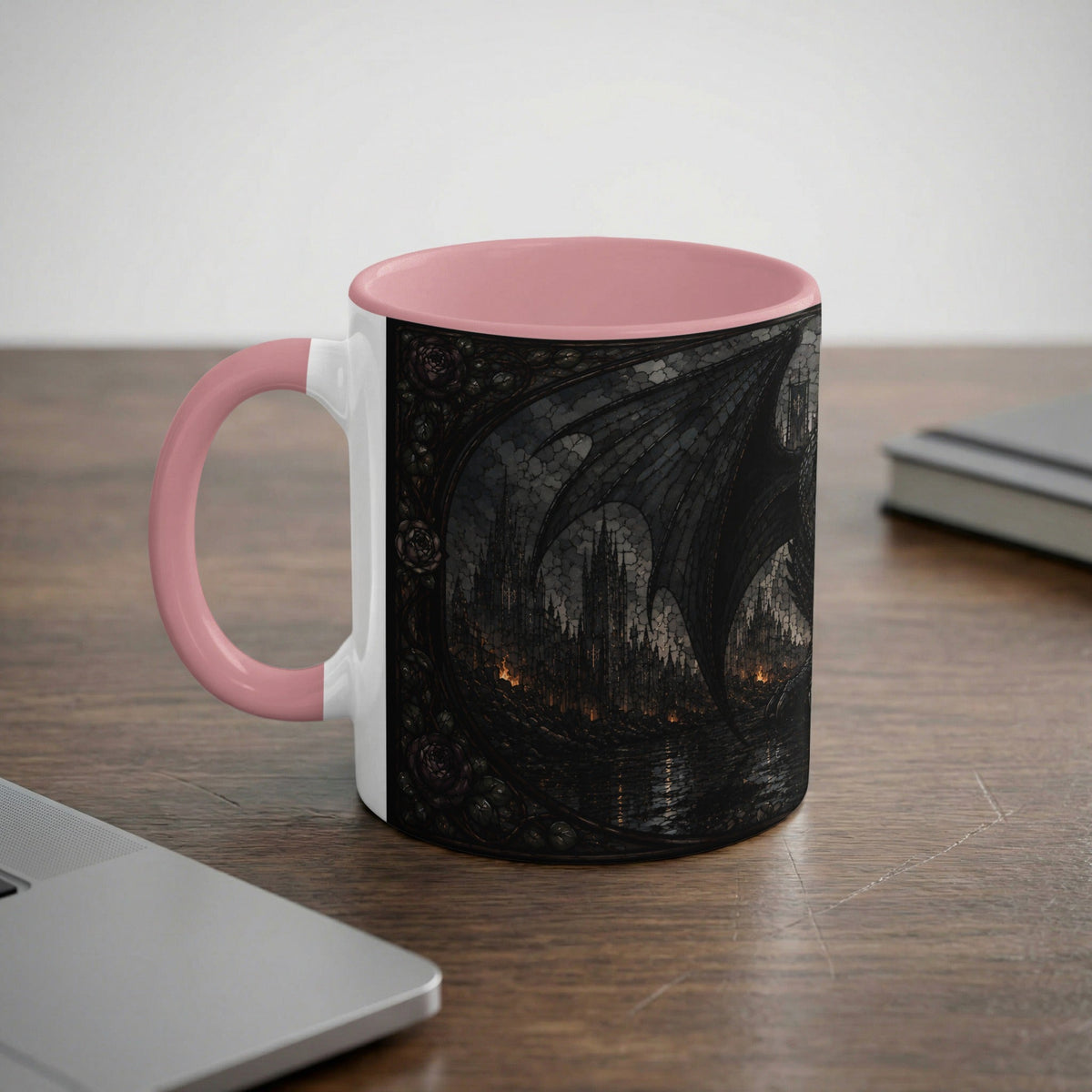 Violet and Tarin Stained Glass Mug