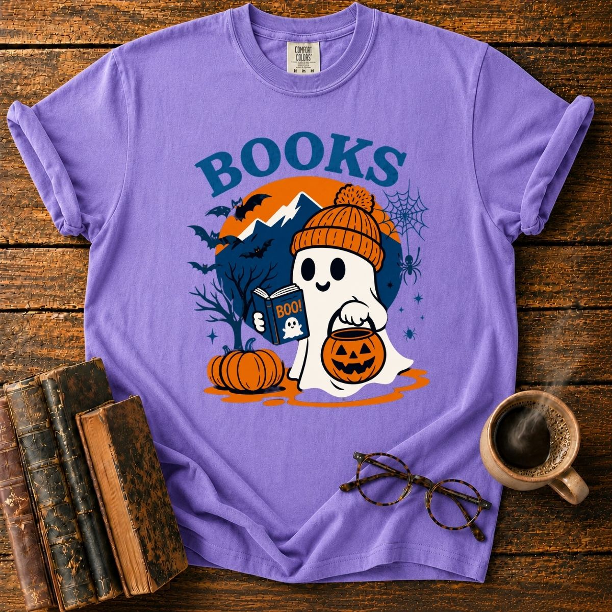 Spooky Books and Ghostly Tales T-Shirt