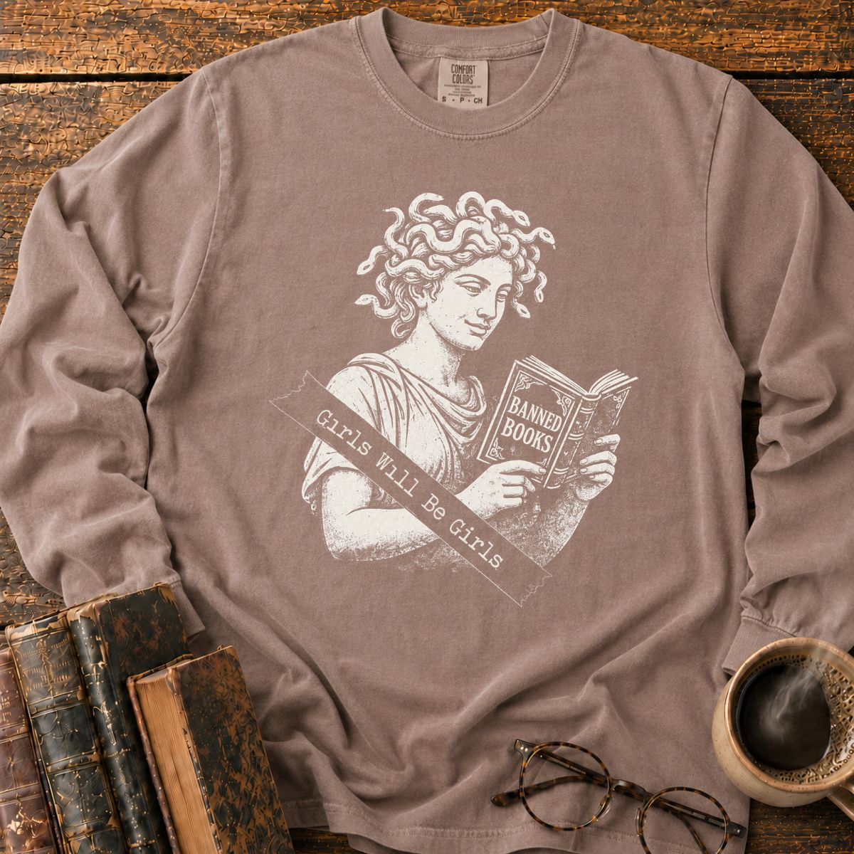 Marble Muse and Banned Books LS T-Shirt