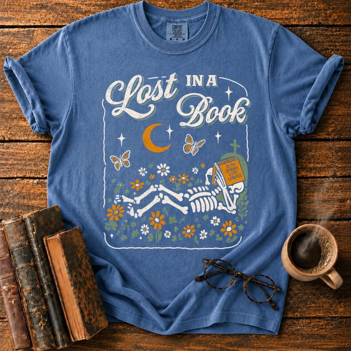 Lost in a Spooky Book Meadow T-Shirt