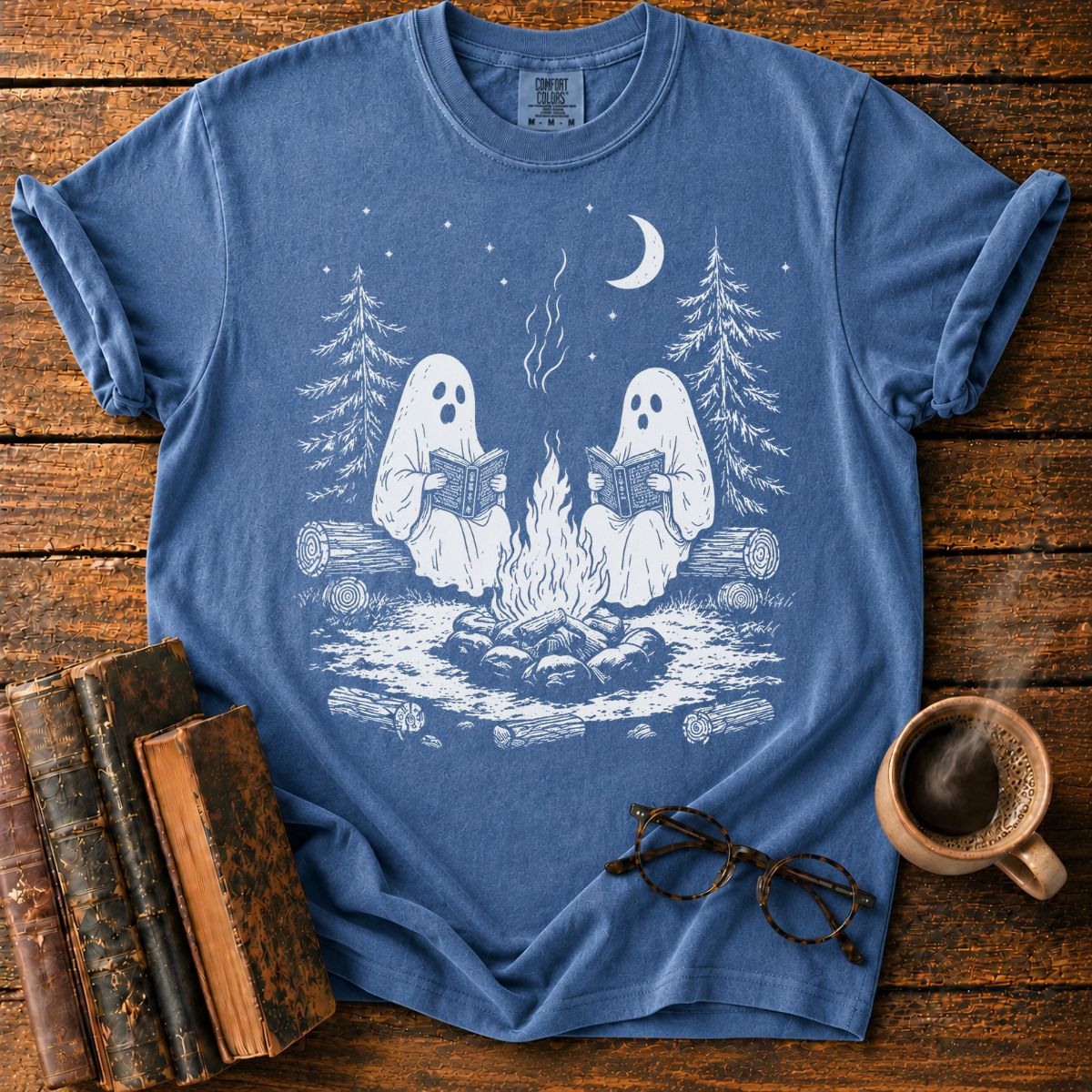 Ghostly Campfire Book Club T-Shirt