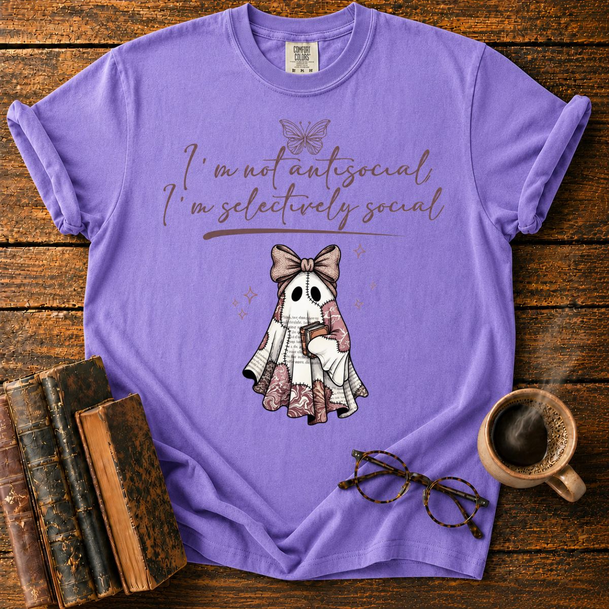 Selectively Social Ghost T-Shirt