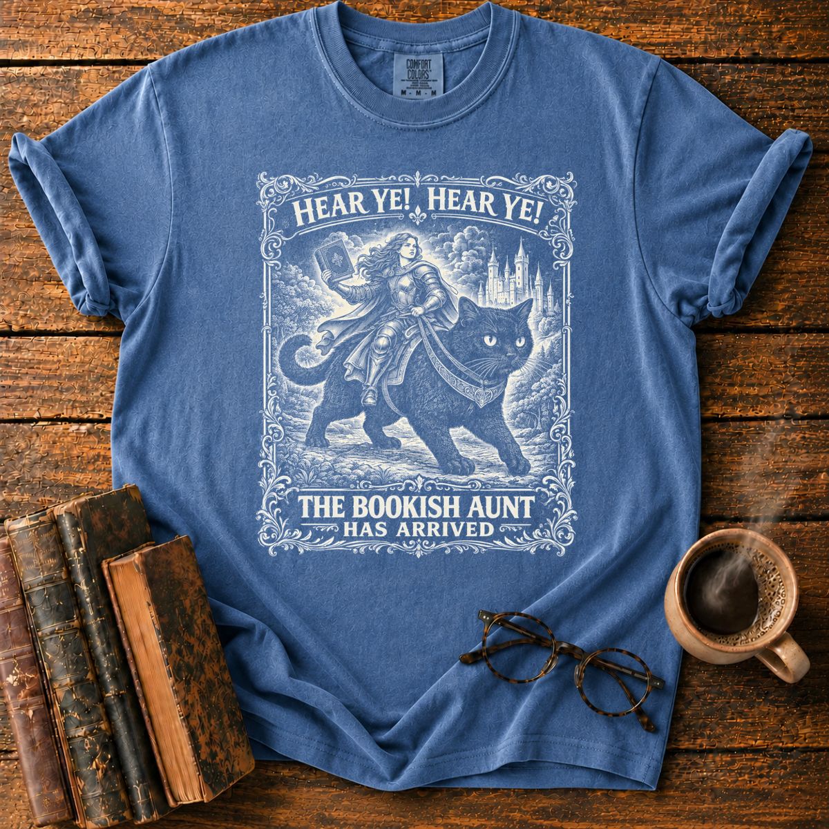 The Bookish Aunt Arrived T-Shirt