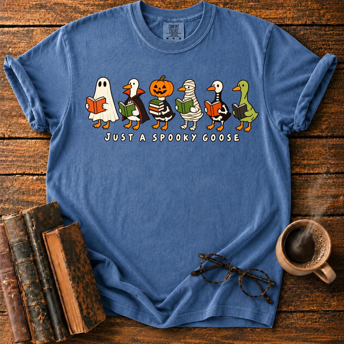 Spooky Goose Book Club T-Shirt