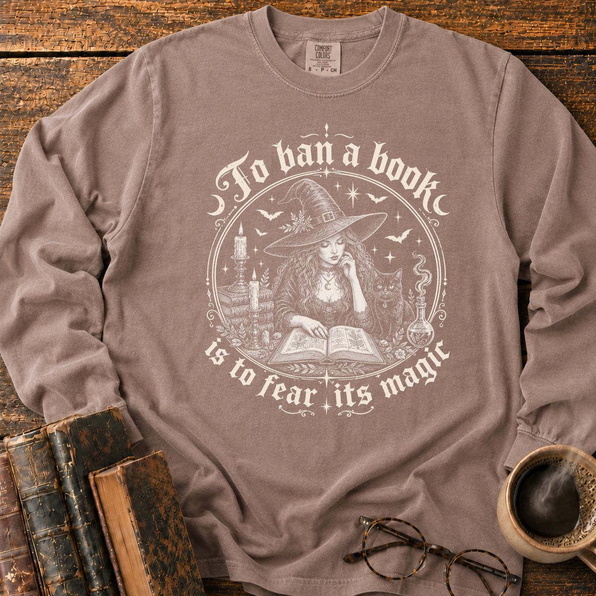 To Ban a Book_ Witch’s Magic LS T-Shirt