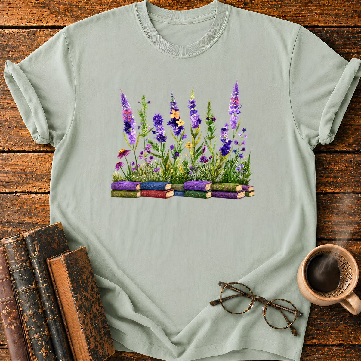 Lavender Library T-Shirt