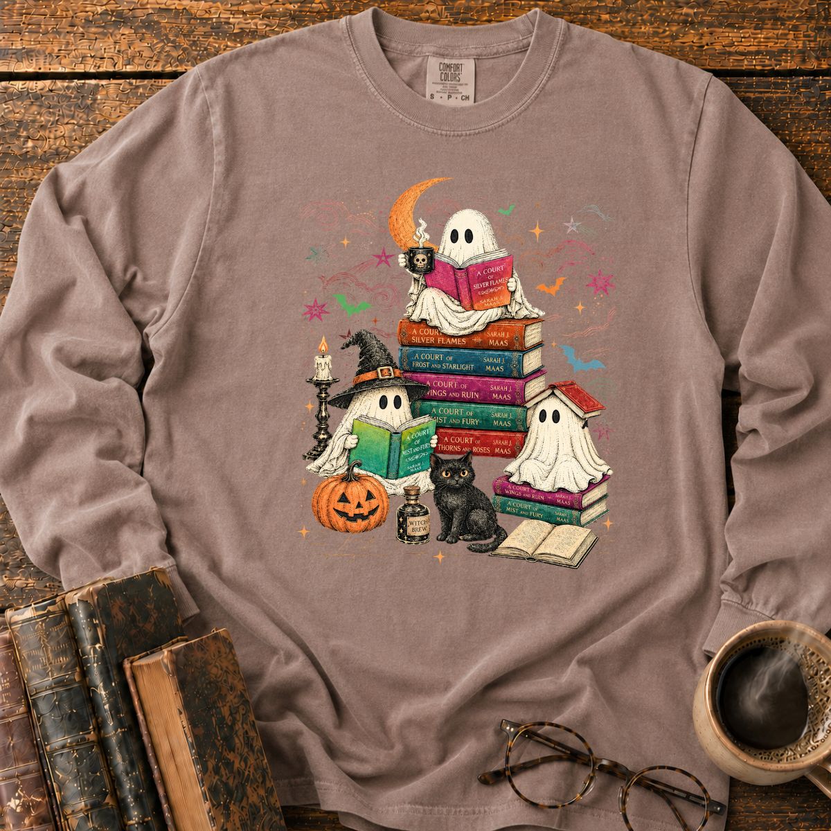 Ghost Readers LS T-Shirt