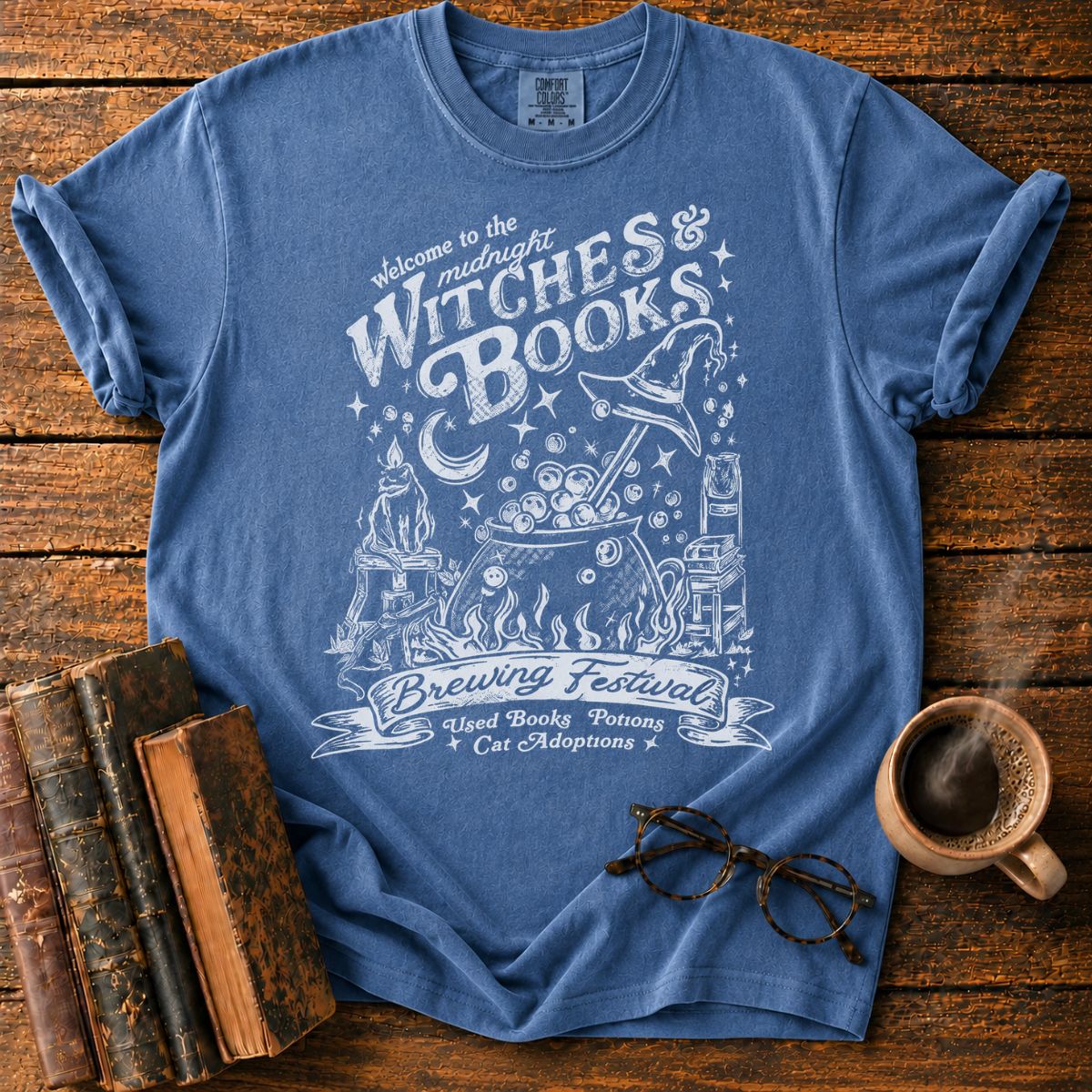 Midnight Witches and Books Festival T-Shirt