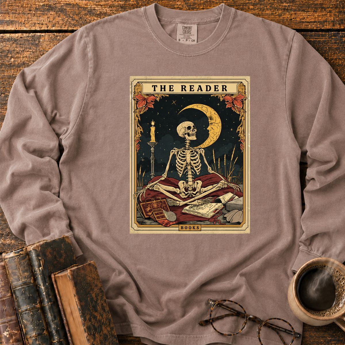 The Reader Tarot LS T-Shirt