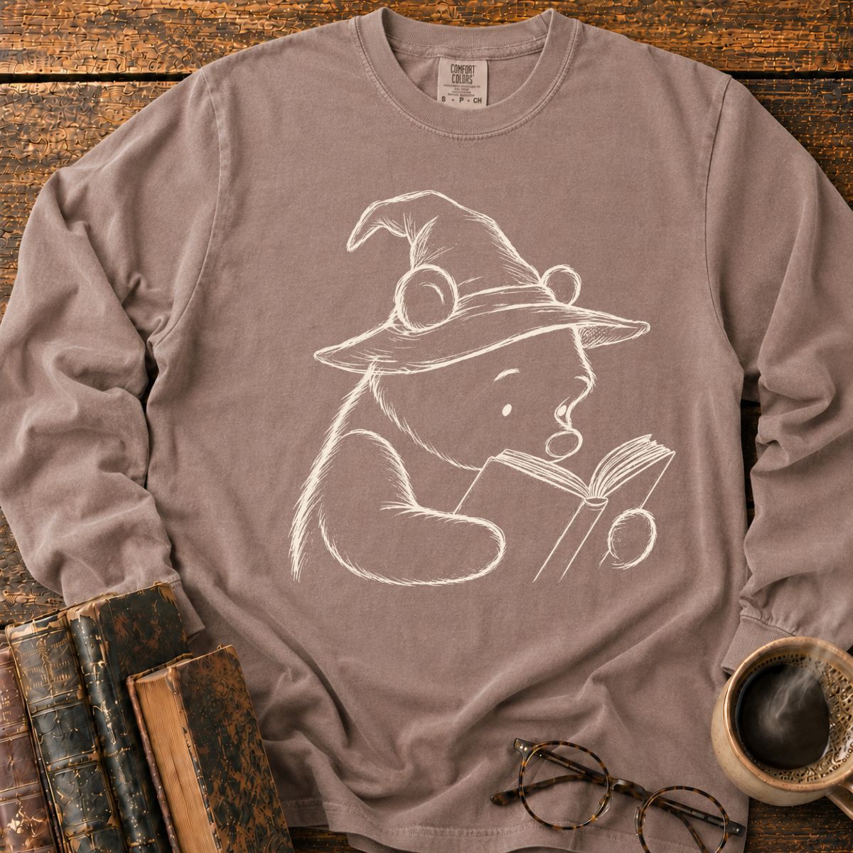 Witch Bear 1928 Reading LS T-Shirt