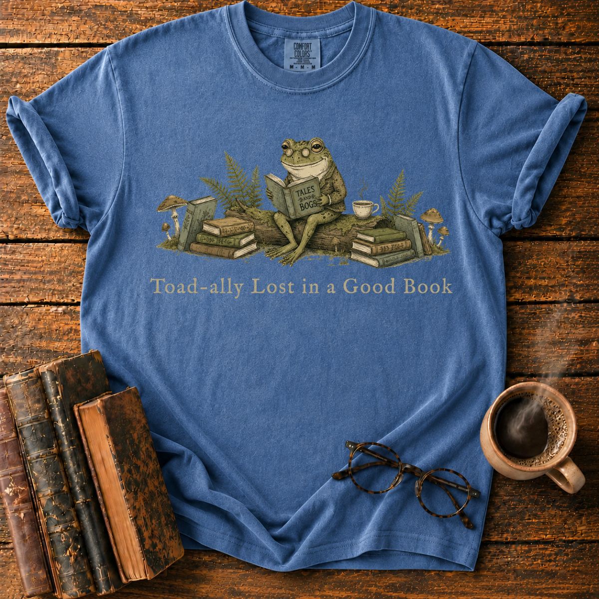 Toad-ally Lost in a Good Book T-Shirt