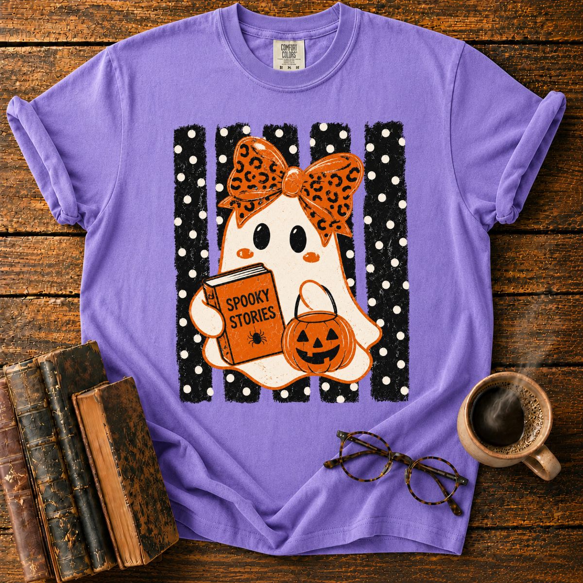 Cute Vintage Halloween Ghost T-Shirt