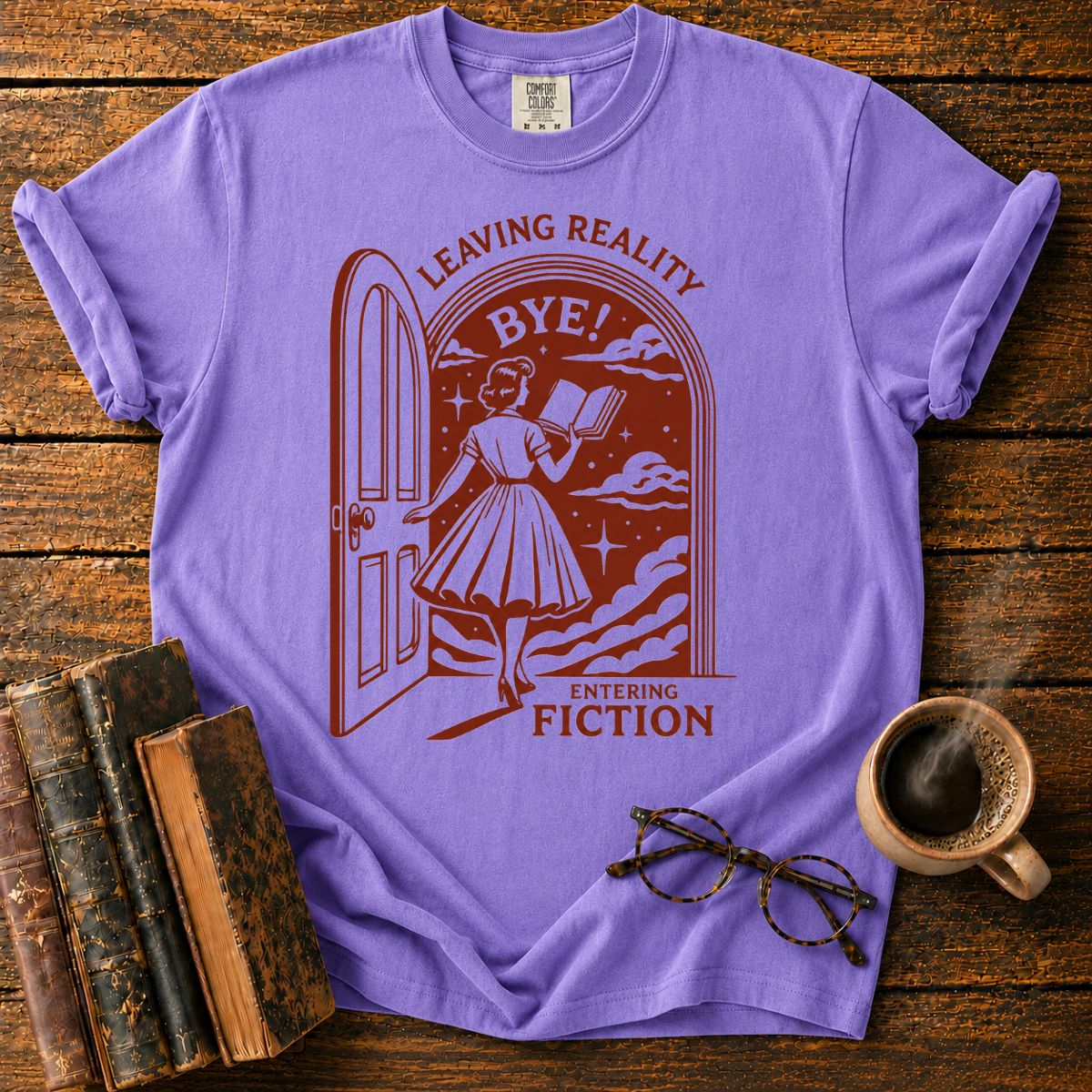 Leaving Reality, Entering Fiction T-Shirt