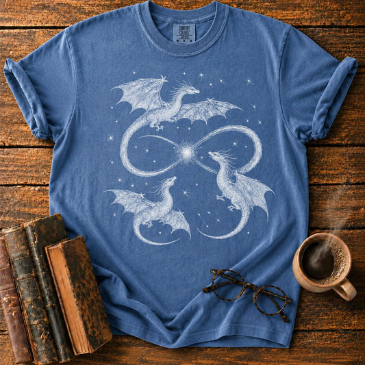 Cosmic Dragons Around Infinity T-Shirt