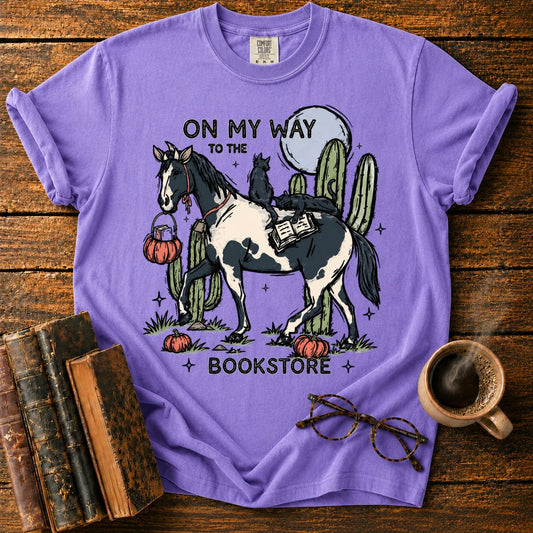 Horse/Cats To the Bookstore T-Shirt