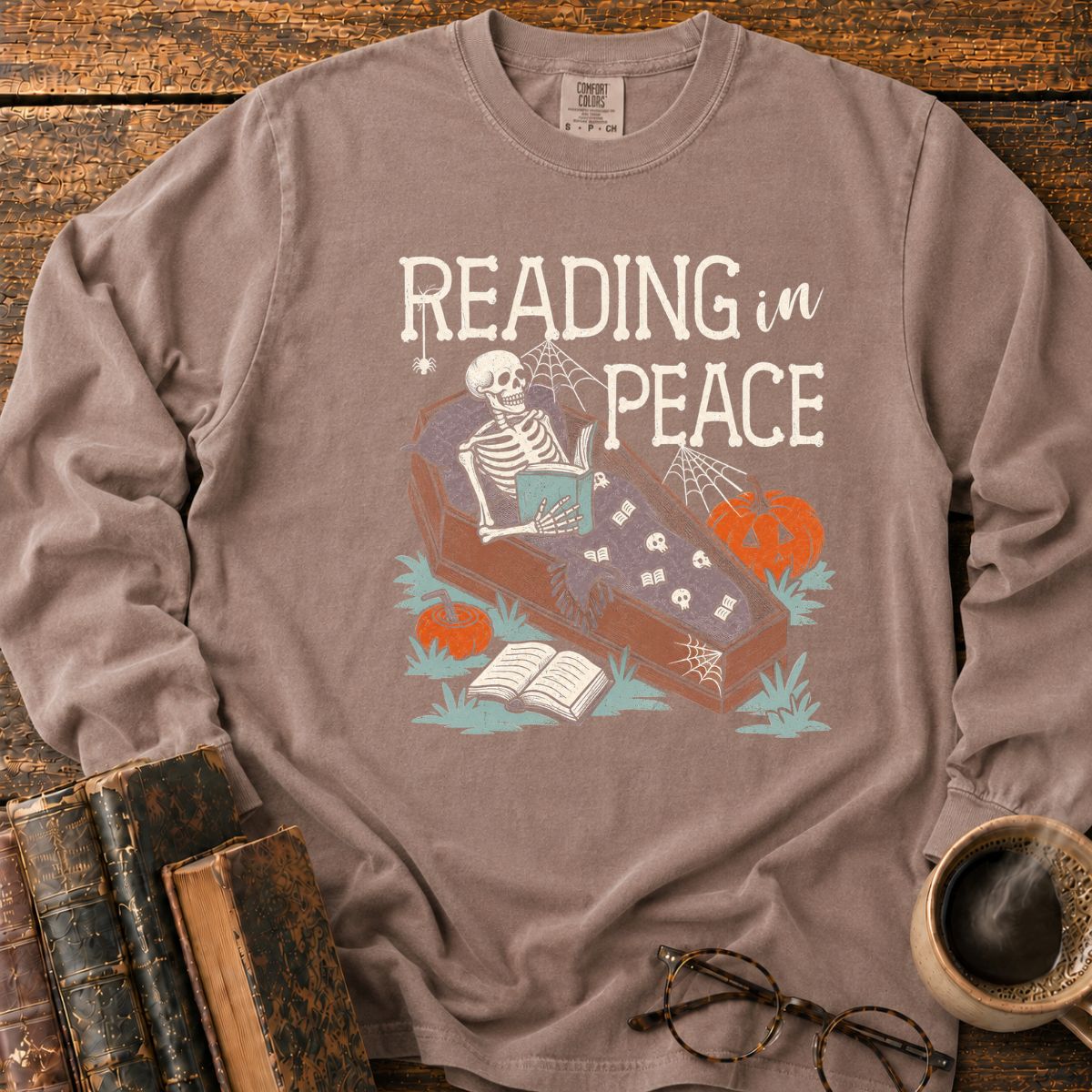 Reading In Peace LS T-Shirt
