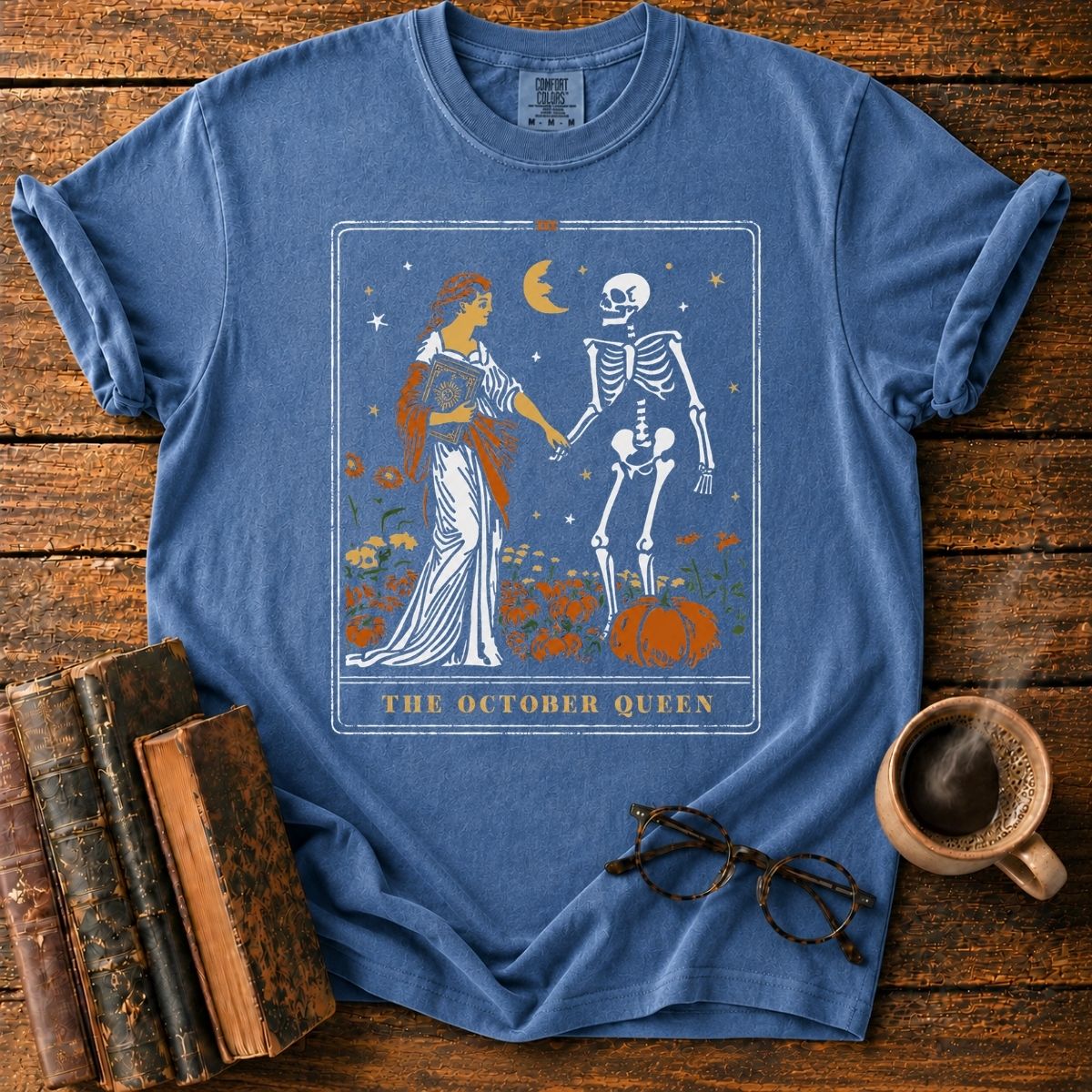 The October Queen Tarot Card T-Shirt