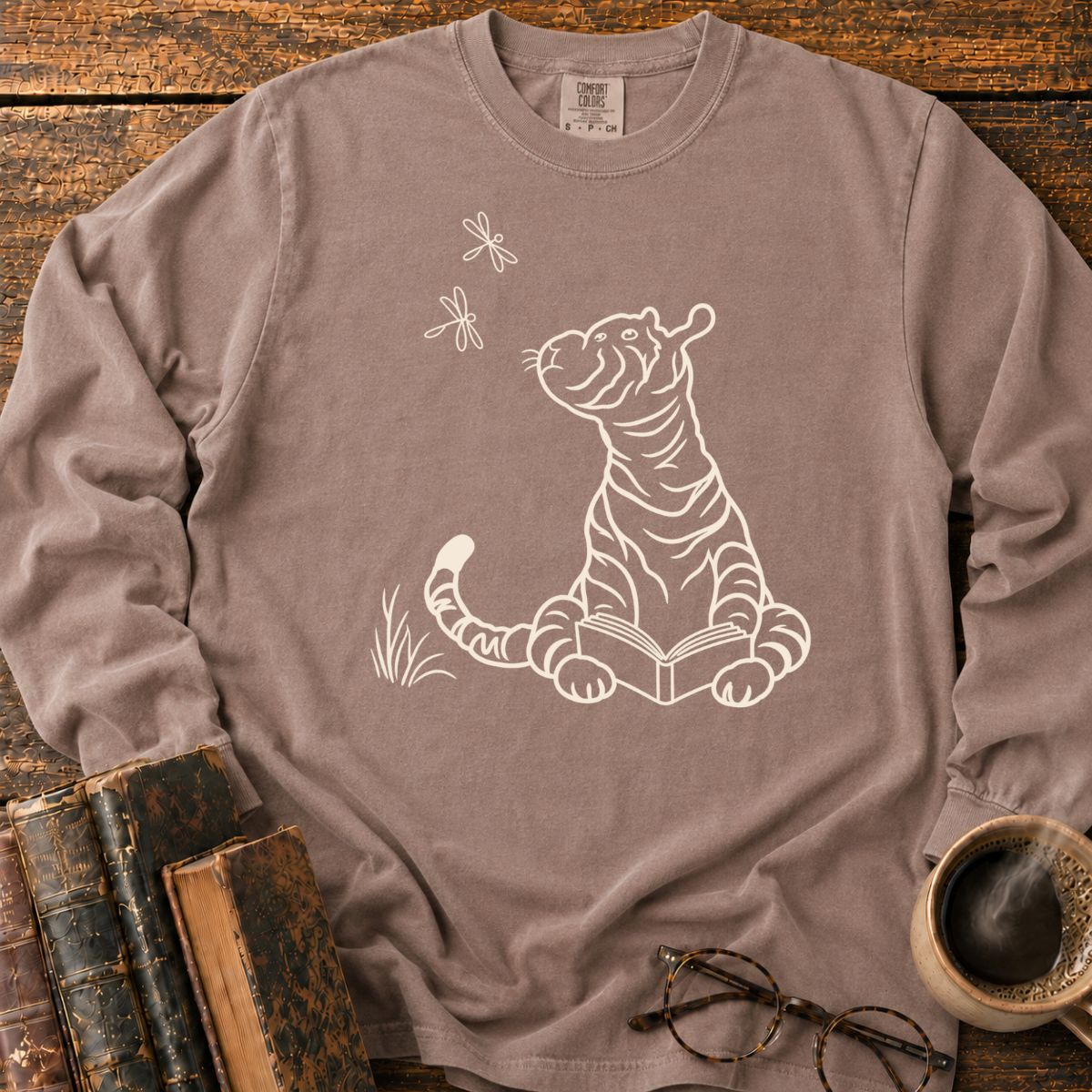 Tiger 1928 Reading Book LS T-Shirt
