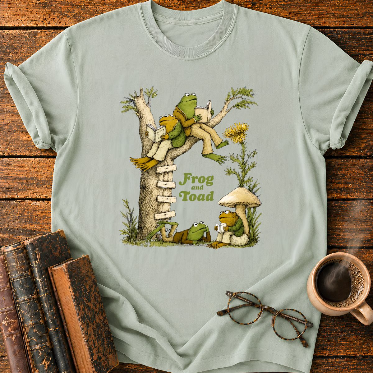 Frog and Toad Under the Tree T-Shirt