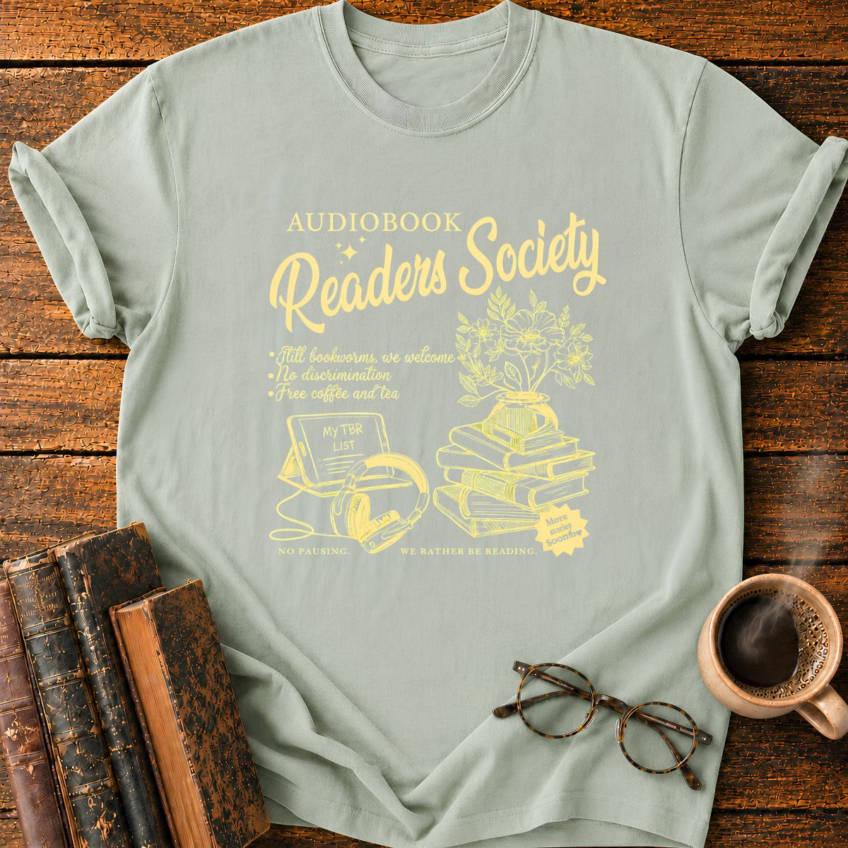 AUDIOBOOK Readers Society T-Shirt